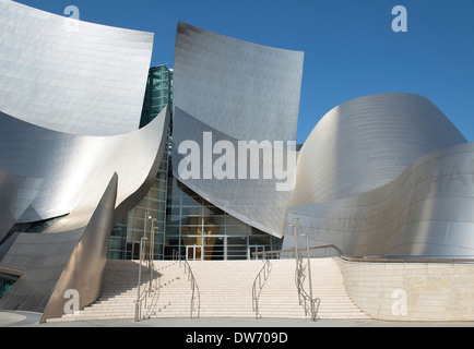 Walt Disney Concert Hall Grand Ave Los Angeles California USA Banque D'Images