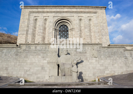 Le Matenadaran d'Erevan en Arménie , bâtiment Banque D'Images