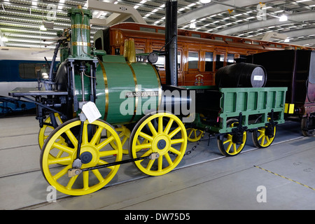 "Sans Pareil" locomotive à vapeur construite par Timothy Hackworth en 1829, cette réplique a été construite en 1980 pour le 150e anniversaire de l'essais Freckeisen Banque D'Images