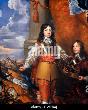 William Dobson, Charles II, 1630 - 1685. Roi d'Écosse 1649 - 1685. Roi d'Angleterre et Irlande 1660 - 1685 1642 Huile sur toile. Banque D'Images