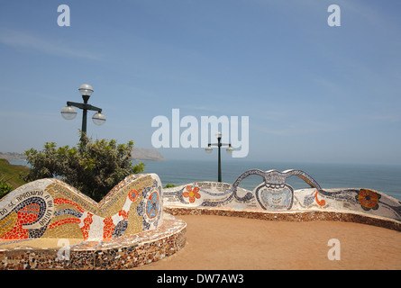 Parque del Amor (amour), Lima, Pérou Banque D'Images