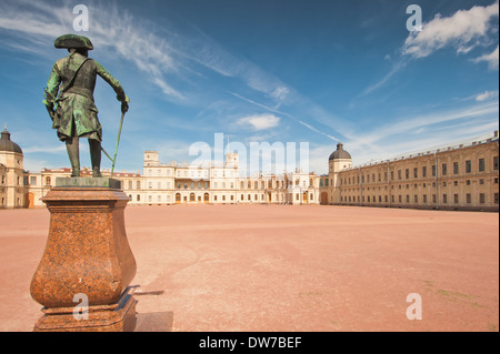 Gatchina. Célèbre palace et monument à suburban St. Petreburg Banque D'Images