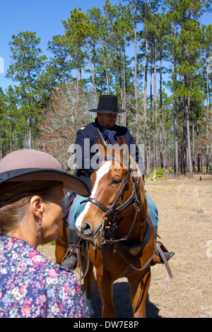 Costumes, Olustee Battlefield Historic State Park, Florida, USA Banque D'Images