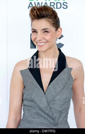 Santa Monica, CA, USA. 1er mars 2014. Clotilde Courau.2014 Film Independent Spirit Awards.Santa Monica, CA.1er mars 2014. Credit : Roger Harvey/Globe Photos/ZUMAPRESS.com/Alamy Live News Banque D'Images