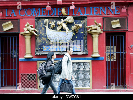 La comédie italienne, Montmartre, Paris Banque D'Images