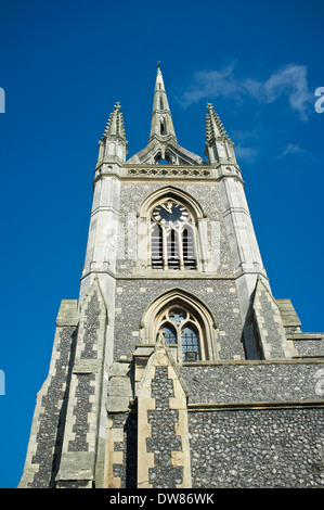 Flèche d'église de Faversham Banque D'Images
