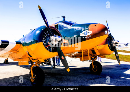 Un Beechcraft C-45 Expediter transport VIP avion depuis 1944 Banque D'Images