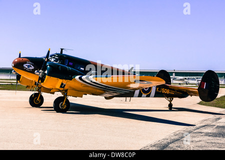 Un Beechcraft C-45 Expediter transport VIP avion depuis 1944 Banque D'Images