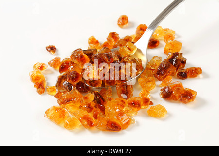 Rock candy brun avec une fine saveur caramel Banque D'Images