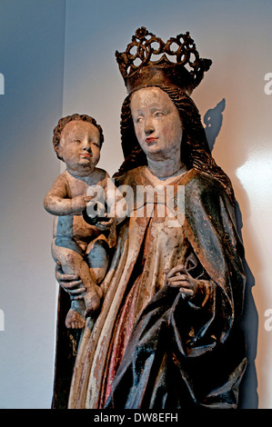 Vierge à l'enfant Allemand Allemagne Bavière 1520 Banque D'Images