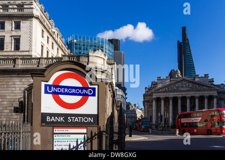 Bank Station - City of London Banque D'Images