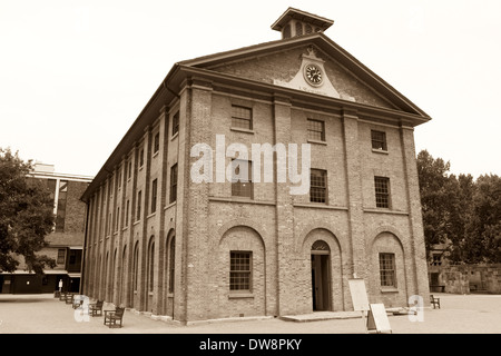 Hyde Park Barracks, classé au patrimoine mondial de l'UNESCO, anciennes casernes, hôpital, hébergement pour détenus, menthe, palais de justice et musée NOW, Sydney, Australie Banque D'Images