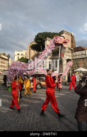 Rome, Italie. 2 mars 2014. Carnival sur Via dei Fori Imperiali street à Rome en Italie. Credit : Gari Wyn Williams / Alamy Live News Banque D'Images