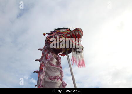 Rome, Italie. 2 mars 2014. Carnival sur Via dei Fori Imperiali street à Rome en Italie. Credit : Gari Wyn Williams / Alamy Live News Banque D'Images