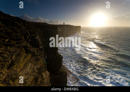 Îles Orkney, Marwick cliffs Banque D'Images