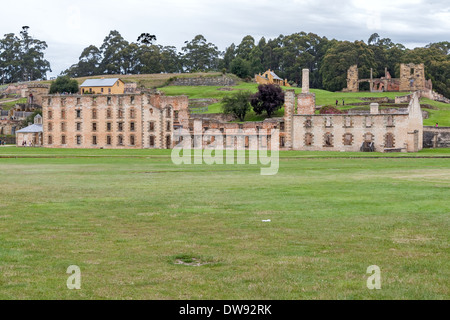 Le pénitencier, ancien moulin à farine, Port Arthur, Tasmanie, Australie Banque D'Images