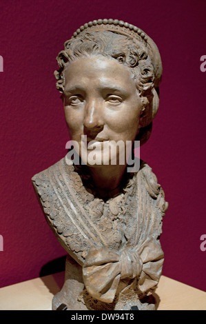 Buste d'une femme 1879 Theodore Gruyere 1814-1885 Français France