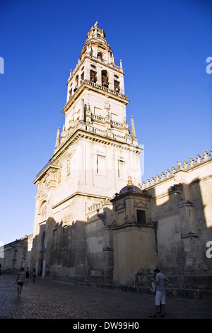 Mosquée de Cordoue clocher et minaret Banque D'Images