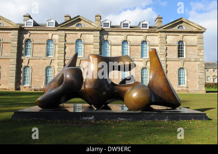 'Henry Moore Sculpture en trois pièces : vertèbres' Banque D'Images