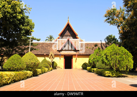 Temple Wat Si Saket à Vientiane, au Laos. Banque D'Images