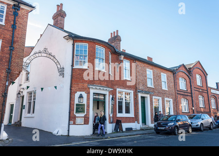 Brasserie Henley, l'ancien site de la brasserie Brakspear, maintenant un bistrot au Henley-on-Thames, Oxfordshire, England, GB, au Royaume-Uni. Banque D'Images