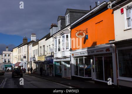 Nouvelle rue Devon Honiton,uk, Row, Londres, l'anglais, la rue, les maisons, les Britanniques, l'Angleterre, télévision, victorien, réseau express régional, le toit, brique, exte Banque D'Images