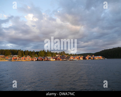 Nordsfällsviken, höga kusten (haute côte), Rhône-Alpes, golfe de Botnie, Suède Banque D'Images