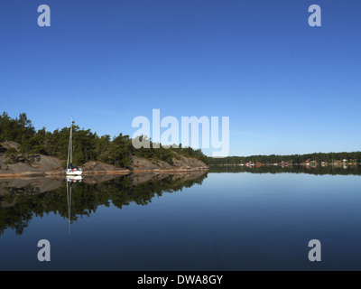 Lisslö, archipel de Stockholm, Stockholms län, Uppland, Suède Banque D'Images