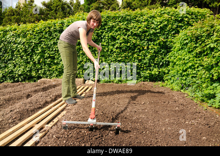 Jardin bio Banque D'Images