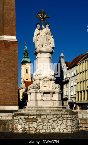 Dom Square et Eglise Votive de Szeged Hongrie région Csongrad Banque D'Images