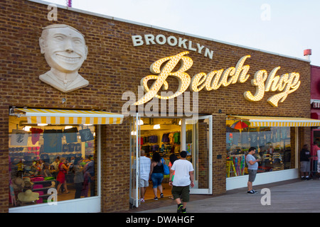 Plage de Brooklyn shop store dans Coney Island Banque D'Images