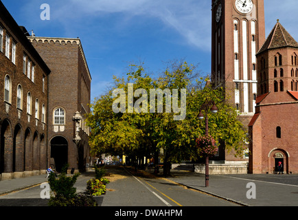 Dom Square et Eglise Votive de Szeged Hongrie région Csongrad Banque D'Images