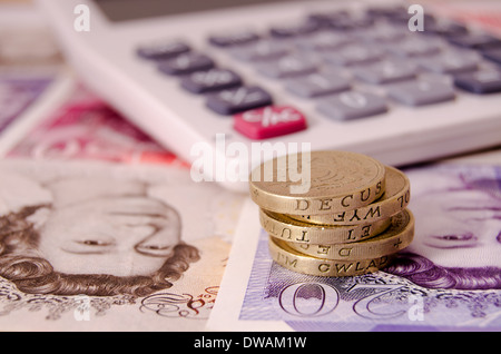 La devise britannique Banque D'Images