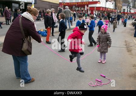 Festival de Scarborough en sautant sur le Mardi Gras Banque D'Images