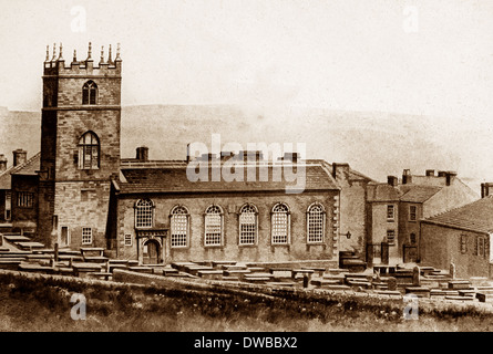 Haworth église victorienne Banque D'Images