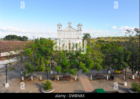 L'église de Suchitoto sur El Salvador Banque D'Images