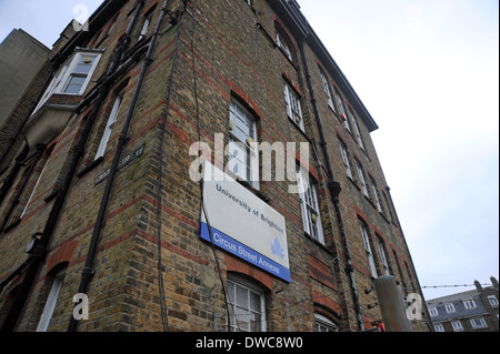 Le bâtiment annexe de l'Université de Brighton Circus Street, qui a depuis été renversé et redéveloppé au Royaume-Uni Banque D'Images