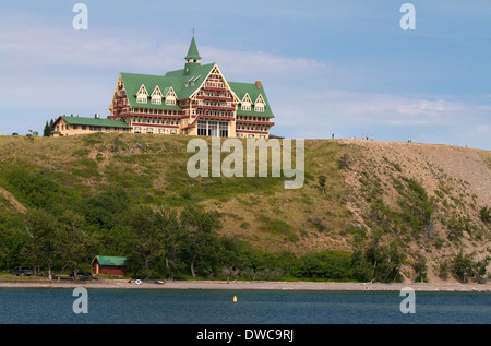 Prince de Galles Hotel situé à Waterton Lakes National Park, Alberta, Canada. Banque D'Images