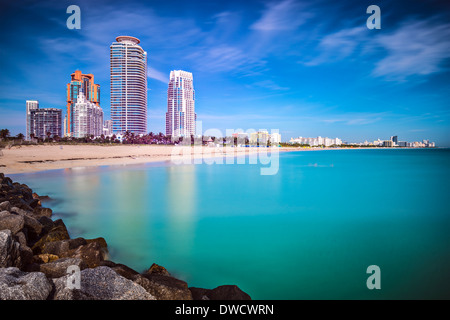 Miami Beach, Floride, paysage urbain Banque D'Images