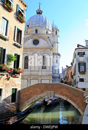 Église de Santa Maria dei Miracoli, Venise, Italie Banque D'Images