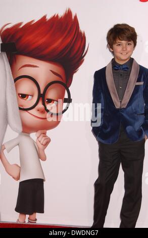 Hollywood, Californie, USA. 5Th Mar, 2014. Max Charles assiste à la première d'' Mr.Peabody & Sherman'' au Village Theatre à Westwood, ca le 5 mars 2014. 2014. Credit : Phil Roach/Globe Photos/ZUMAPRESS.com/Alamy Live News Banque D'Images