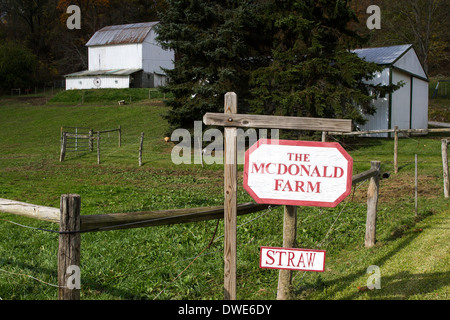 La Ferme McDonald Banque D'Images