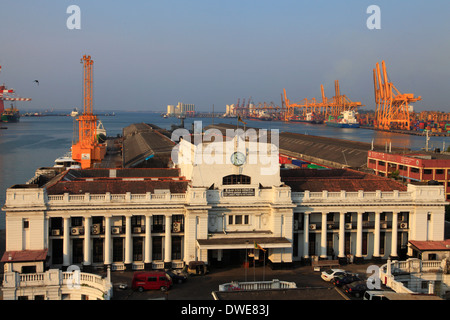 Sri Lanka, Colombo, Port, Ports Authority Building, Banque D'Images