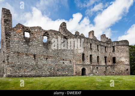 Château Balvenie à Dufftown dans Moray, en Écosse. Banque D'Images