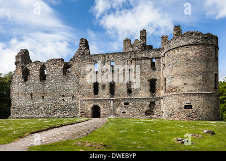 Château Balvenie à Dufftown dans Moray, en Écosse. Banque D'Images