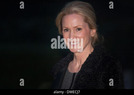 Londres, Royaume-Uni. 6 mars 2014. .  ? ? ? Arrive au numéro 10 Downing Street pour les femmes du monde 24. Crédit : Paul Davey/Alamy Live News Banque D'Images