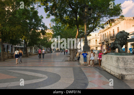 Paseo del Prado, La Havane Banque D'Images