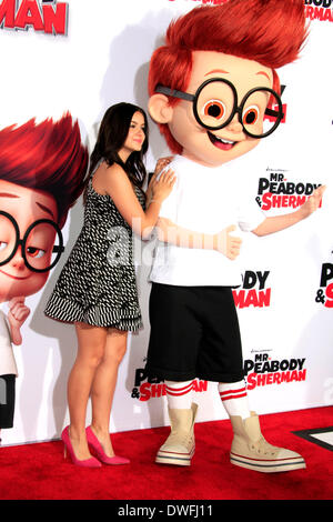 Ariel Winter assiste à la 'Mr. Peabody & Sherman' Los Angeles premiere tenue au Regency Village Theatre Le 5 mars 2014 à Westwood Banque D'Images