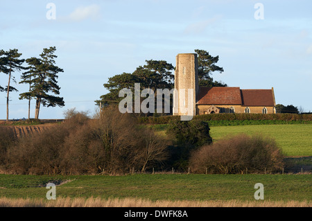 All Saints Church, Waldringfield, Suffolk, Angleterre, Banque D'Images