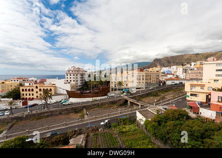 Taris Mountain river bed. La Palma Canaries Banque D'Images